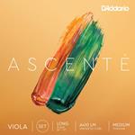 D'Addario A410LM Ascenté Viola String Set, Long Scale, Medium Tension
