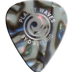 Planet Waves 1CAB2-10 Abalone Celluloid Guitar Picks, 10 pack, Light