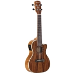 Alvarez AU90CCE Concert Ukulele, Elec w/EQ & Tuner Solid AA Acacia