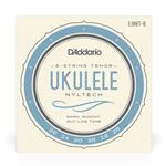 D'Addario EJ88T-6 Set Nyltech Ukulele, 6-String Tenor