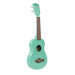 Kala MKSSGRN Sop Uke Shark Surf Green Satin Vintage Finish