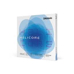 D'Addario Helicore Cello String Set - 4/4 Size Medium Tension (H5104/4M)