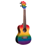 Amahi PGUK555C Flamed Maple with Rainbow Shading, Concert