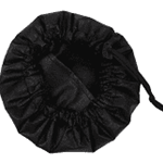 GBELLCVR0607BK Tenor Sax and Flugel Horn Gator Black Bell Cover with MERV 13 Filter, 6-7 Inches