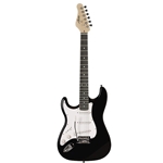 Black Cutaway Dbl Electric Guitar