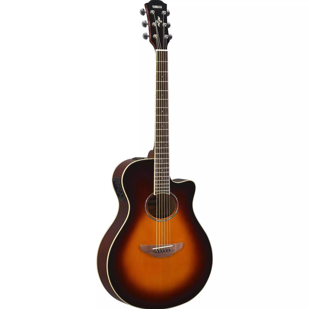 Yamaha APX600 Thinline Acoustic-Electric Guitar (OVS: Old Violin Sunburst)