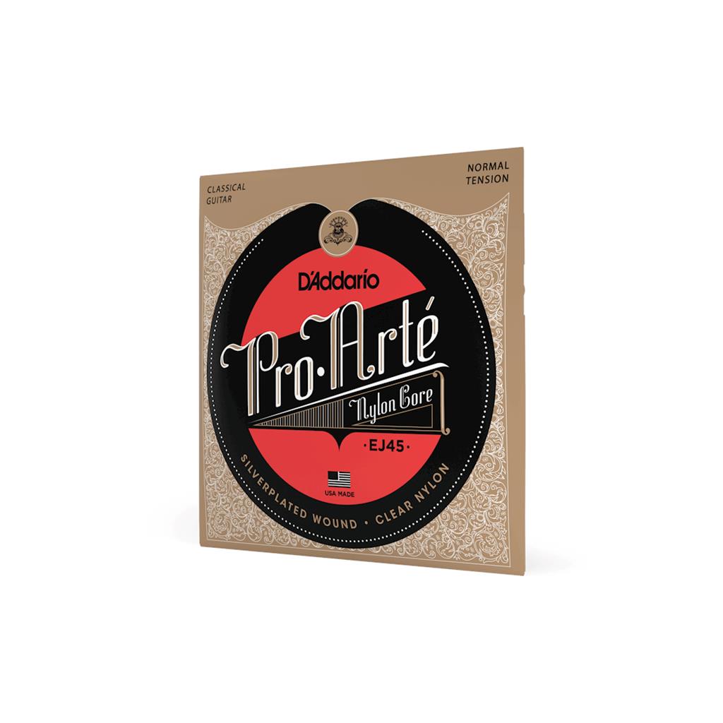 D'Addario Pro-Arte Nylon Classical Guitar Strings Set, Normal Tension (EJ45)