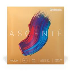 D'Addario A3103/4M Ascenté Violin String Set, 3/4 Scale, Medium Tension