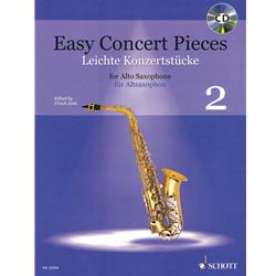 Easy Concert Pieces Book 2 23 Pieces from 6 Centuries Alto Saxophone and Piano