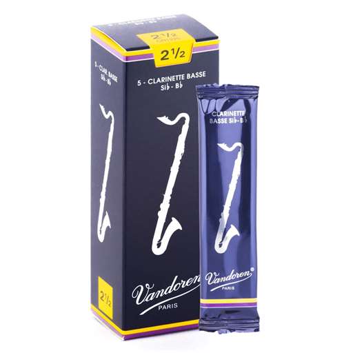 Vandoren Bass Clarinet, Box of 5