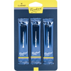 Vandoren Bb Clarinet Reeds, Pack of 3