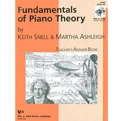 Fundamentals of Piano Theory level 6 Answer Key