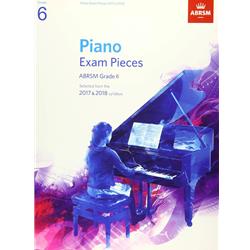 Piano Exam Pieces 2017 & 2018 ABRSM Grade 6